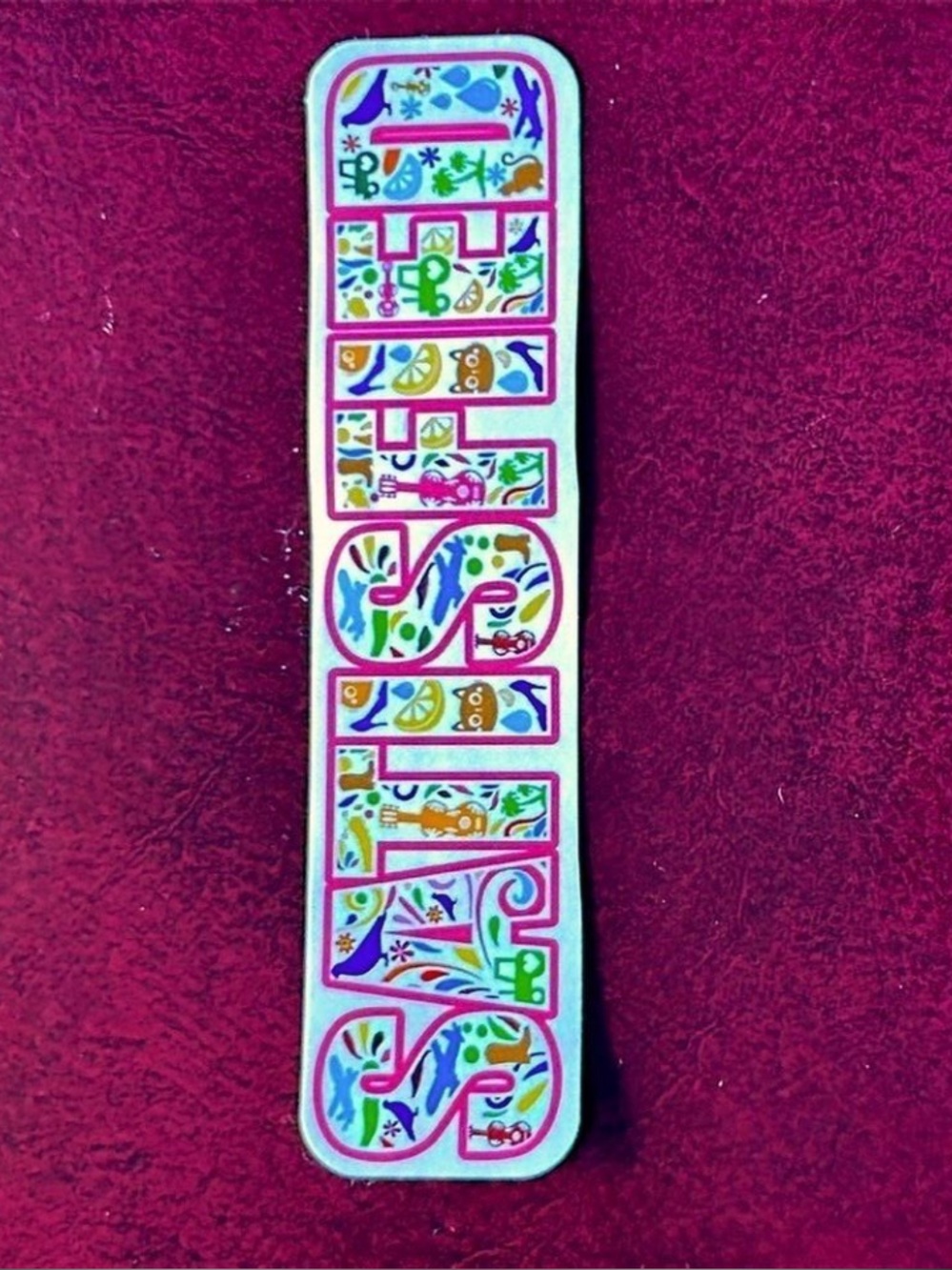 SATISFIED OTOMI Style Widespread Panic Fan Sticker Airplane Love Tractor